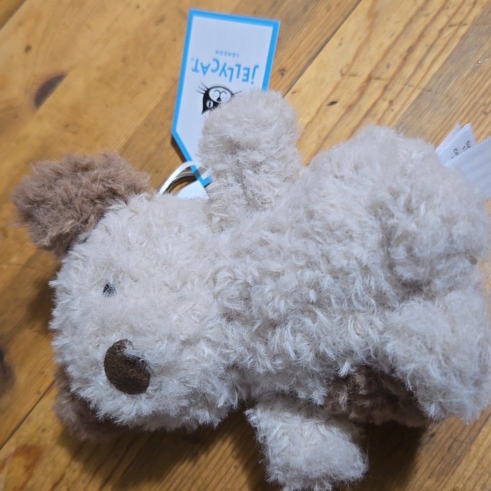 Jellycat Little Pup Bag Charm 7.1x 3.9x3.1" NWT Authentic - Picture 8 of 8
